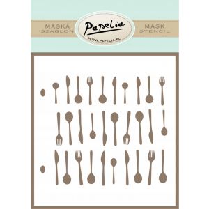 Szablon Papelia Maska Sztućce, 13.5cm